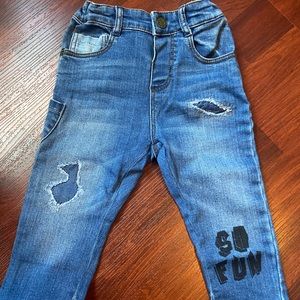 Distressed Zara Jeans 18 months